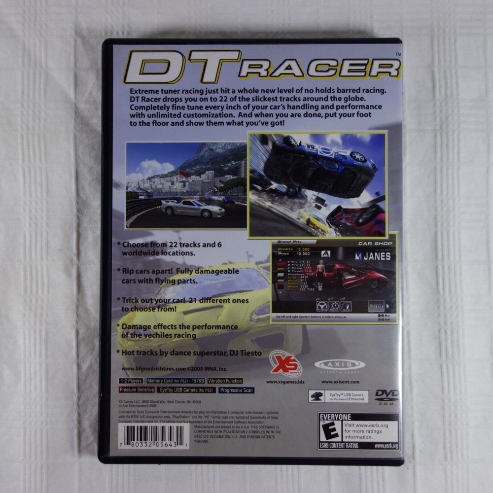 Racing PS2 - 2 Complete Games - DT Racer & Ridge Racer V - Black Label - WORKS - Picture 6 of 12